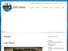 Tablet Screenshot of etg-giebel.ch